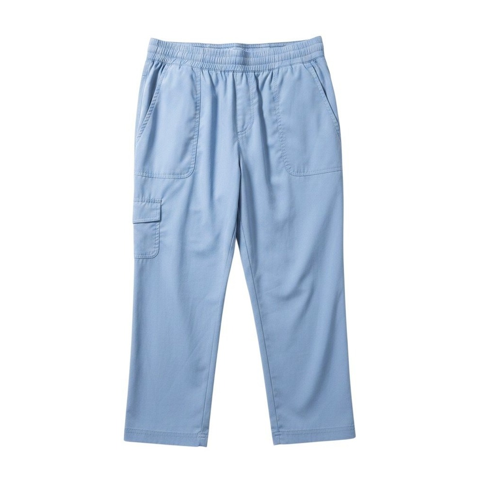 Westbound Athleisure Cargo Pants Women's XL Blue Pull On Cropped Stretch EUC